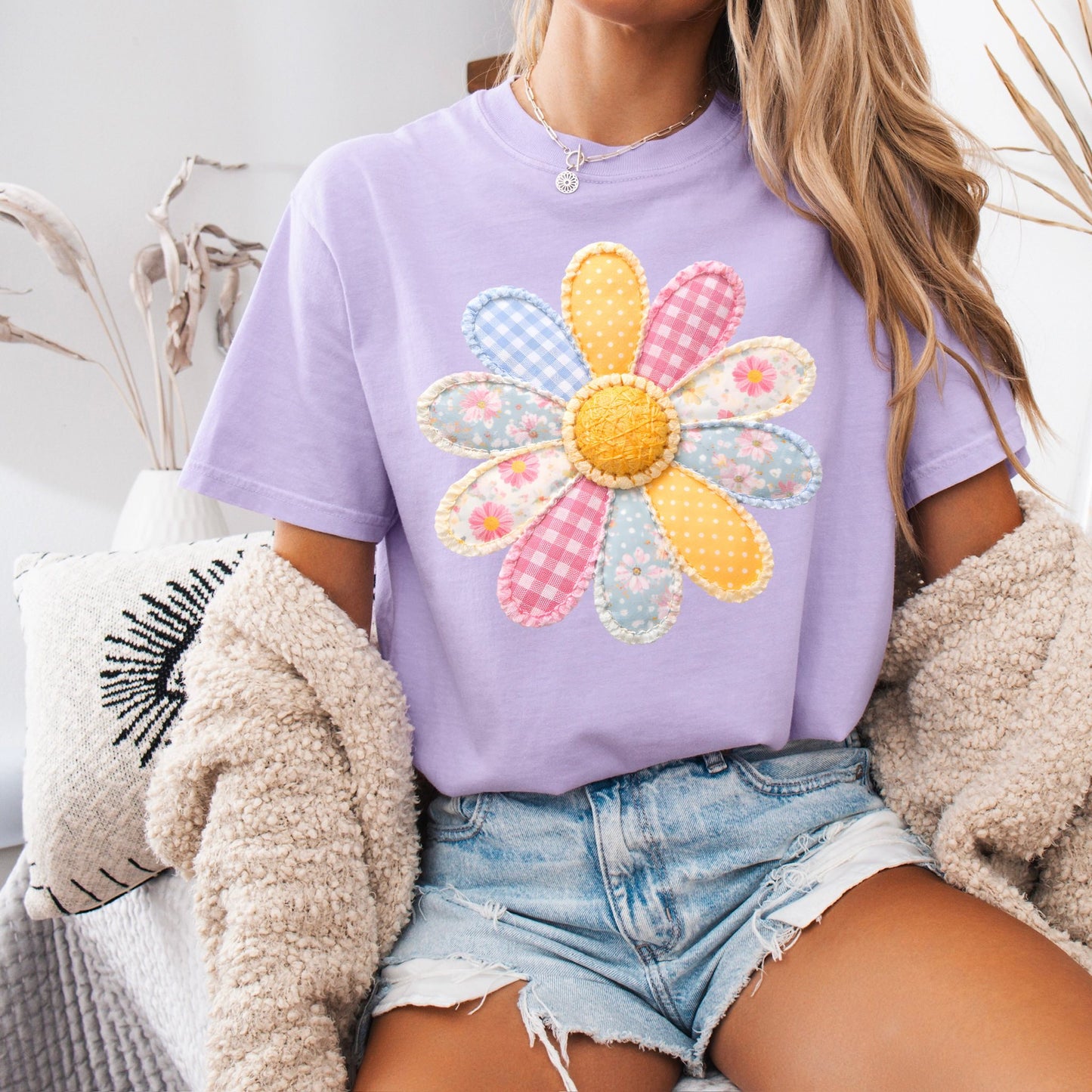Faux Flower Patch Tee