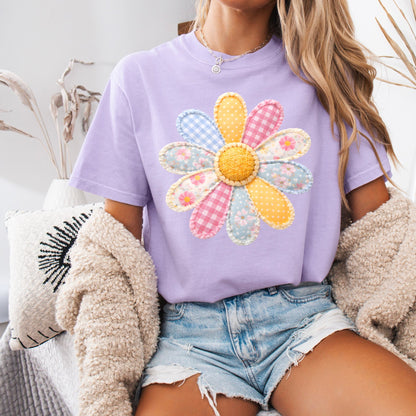 Faux Flower Patch Tee