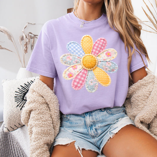 Faux Flower Patch Tee