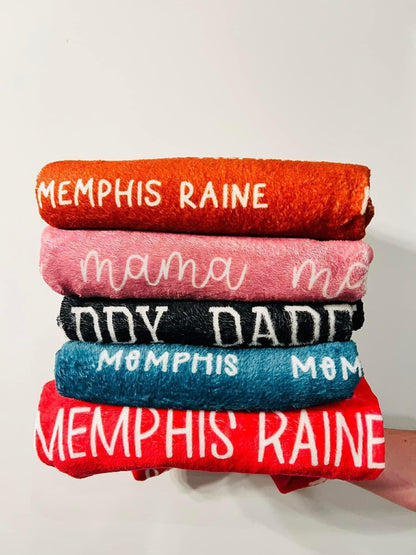 PREORDER: Custom Fleece Blanket (Ships in July)