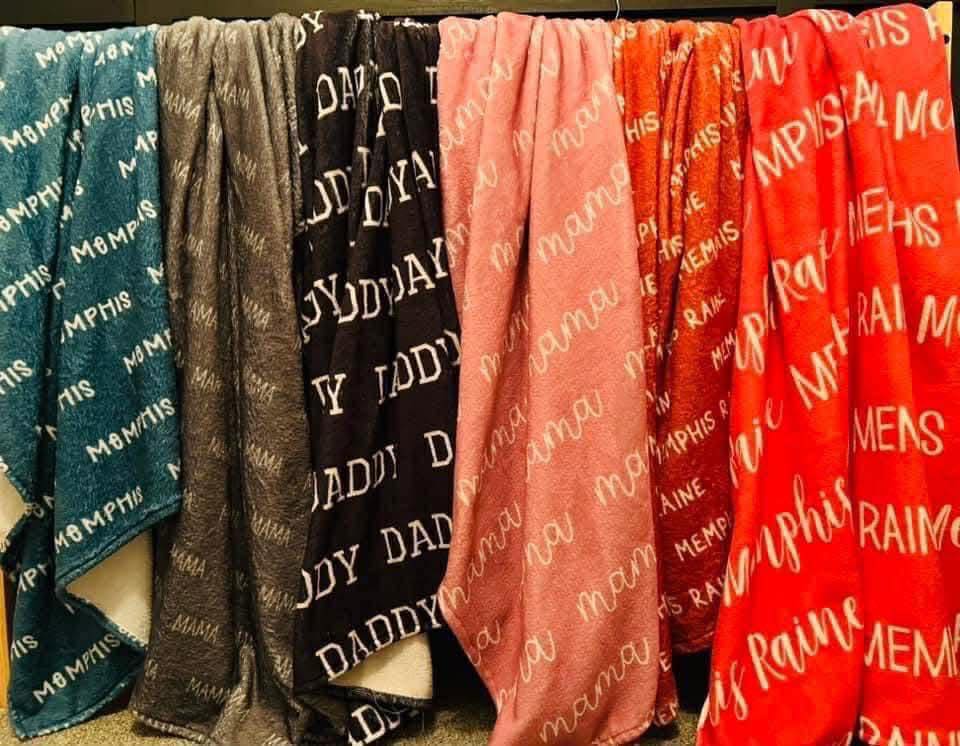 PREORDER: Custom Fleece Blanket (Ships in July)
