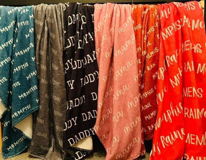 PREORDER: Custom Fleece Blanket (Ships in July)