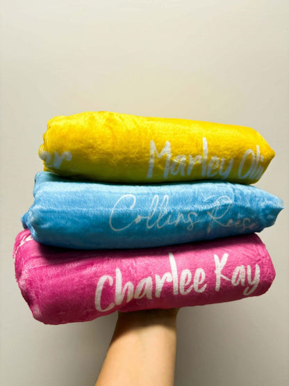 PREORDER: Custom Fleece Blanket (Ships in July)