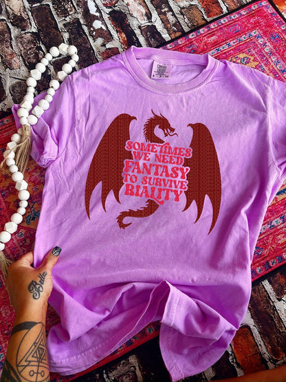 Fantasy and Reality Tee