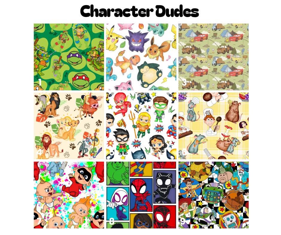 PREORDER: Character Dudes Bamboo Collection (Ships 35-45 Business Days)