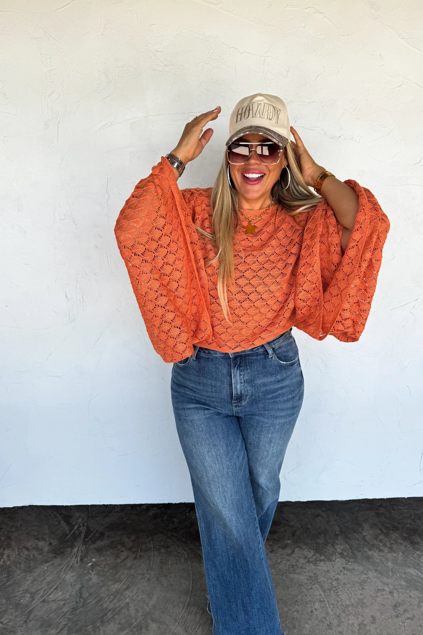 PREORDER: Fall Colors Free Spirit Bell Sleeve Top (Ships Week Of 9/22)