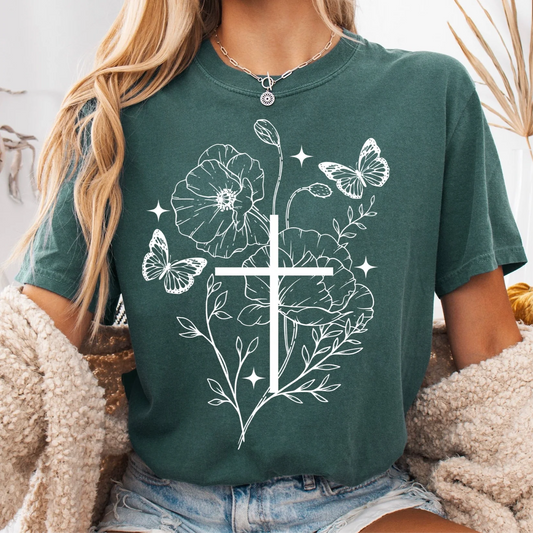 Whimsical Cross Tee