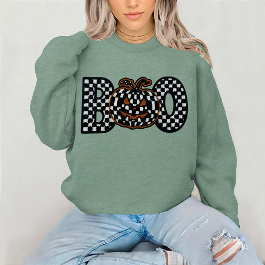 Boo Patch Crewneck