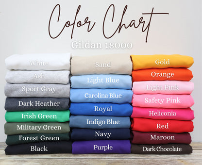 Brave The Dark With Spine Accent Crewneck