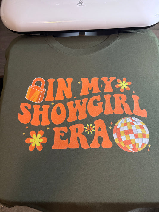 PREORDER: In My Showgirl Era Tee - Sparkle Print (Ships 2-3 Weeks)