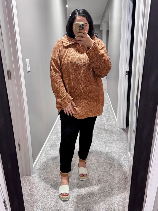 Chestnut Oversized Sweater