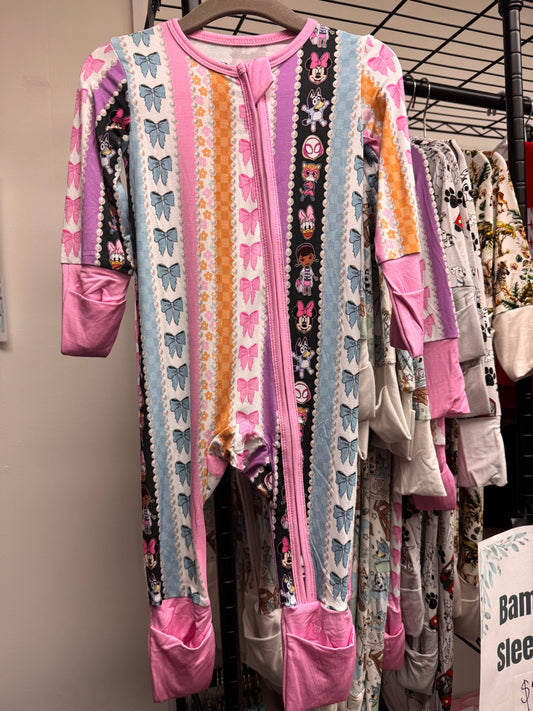 Girly Pop Two Way Zip Pajamas