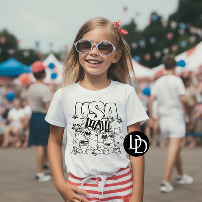 Patriotic Blue Dog Youth Tee