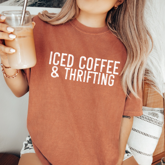 Iced Coffee & Thrifting Tee