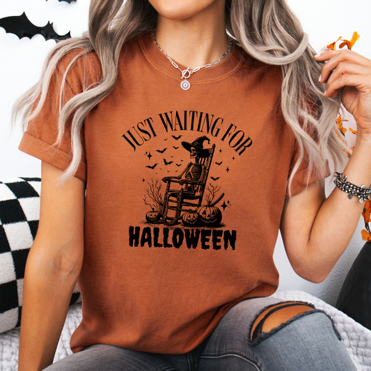 Just Waiting For Halloween Tee