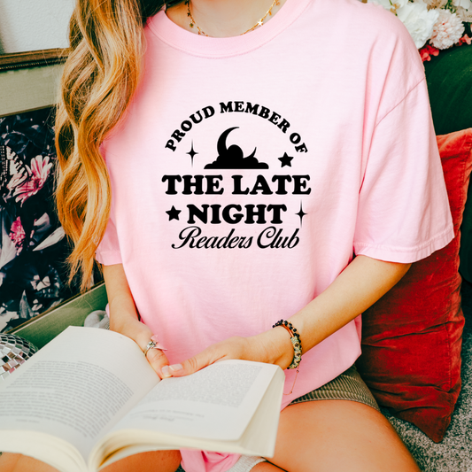 Late Night Readers Club Tee/Tank
