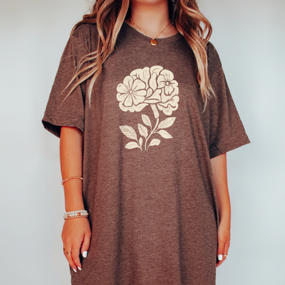 Floral Mental Health Tee