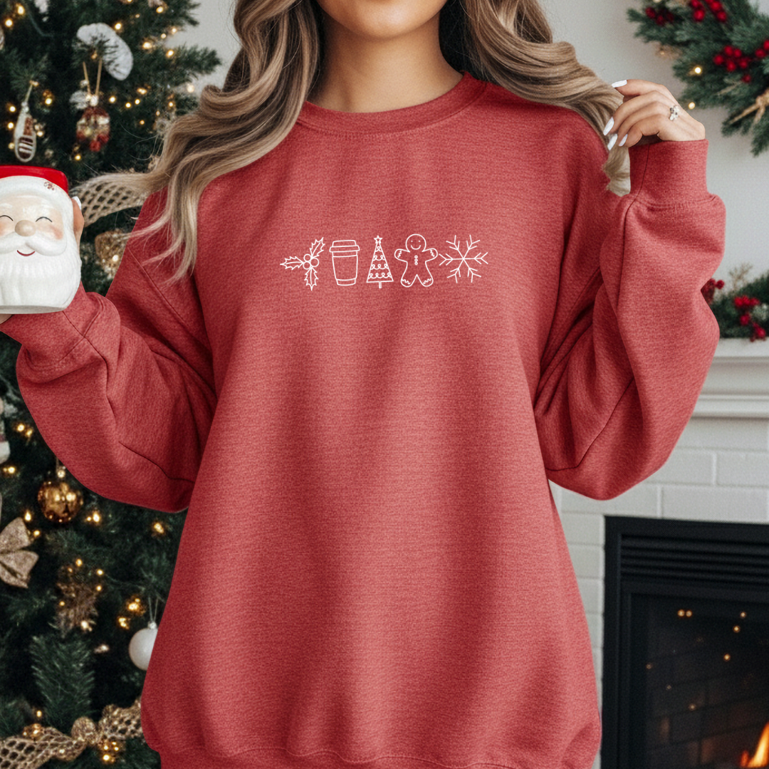 Christmas Doodles Crewneck