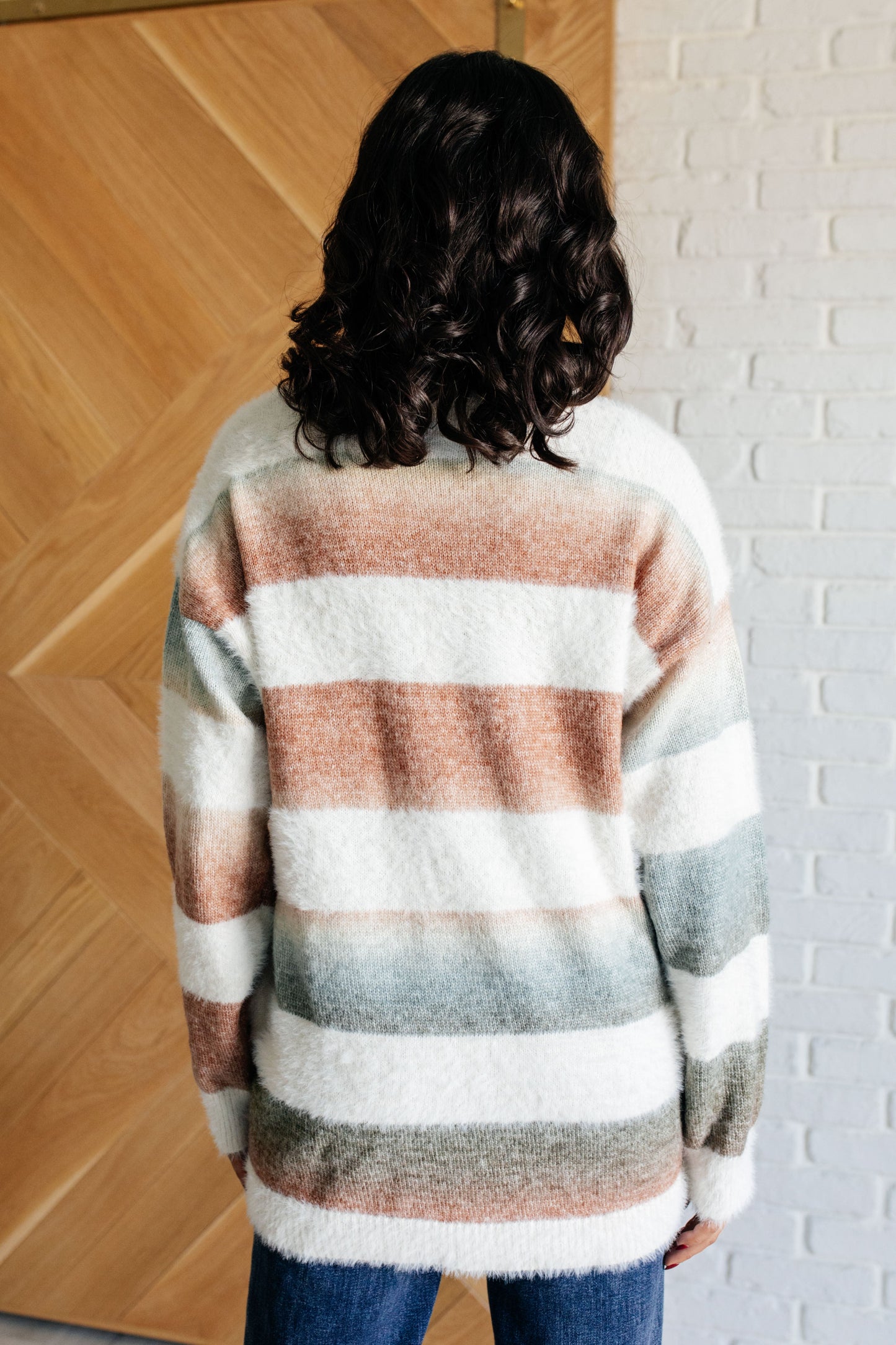 Ombre Striped Cardigan