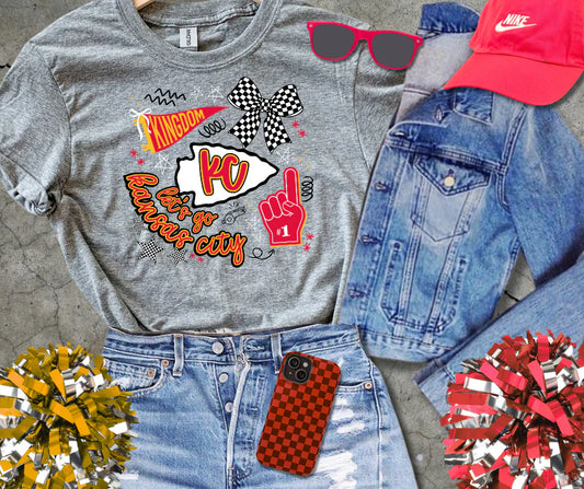 PREORDER: Let's Go Kansas City Collage Tee (Ships in 2-3 Weeks)