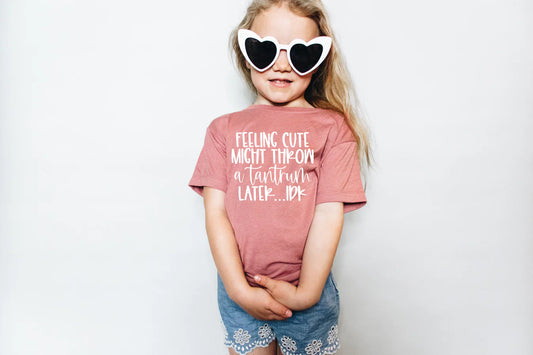 Throw A Tantrum Later Youth Tee (3T-14)