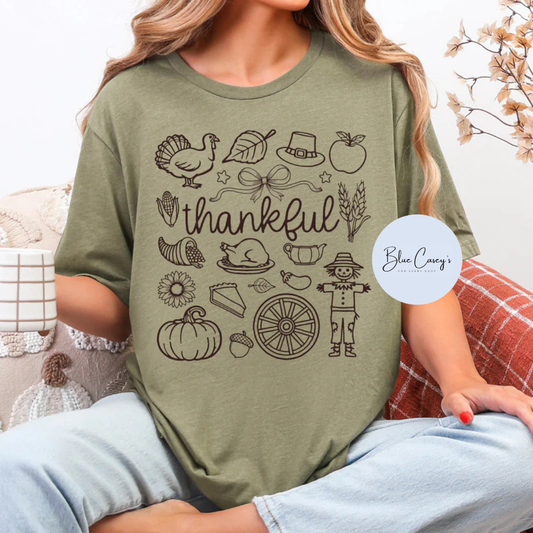 Thankful Doodle Tee