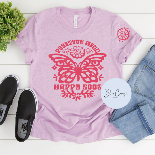 Positive Mind Happy Soul Tee/Tank