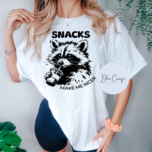 Snacks Make Me Nicer Tee/Tank