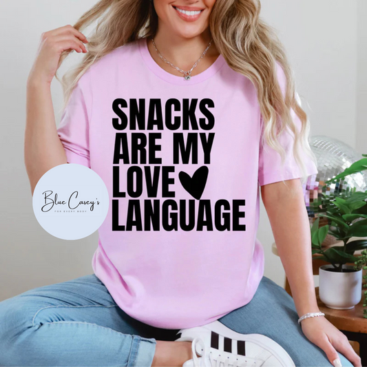 Snack Love Language Tee/Tank