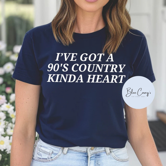 90s Country Kinda Heart Tee/Tank