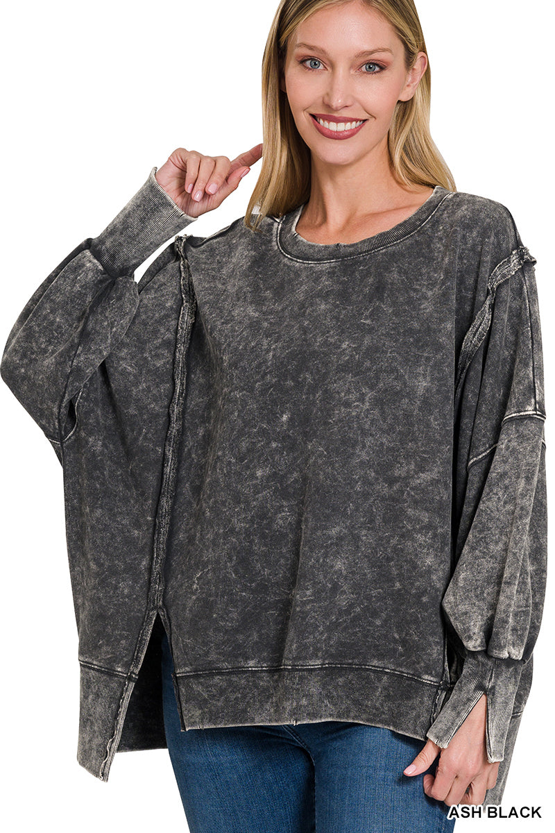 Magnolia Sweatshirt - Ash Black