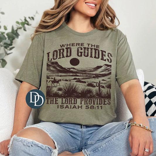 Where The Lord Guides Tee