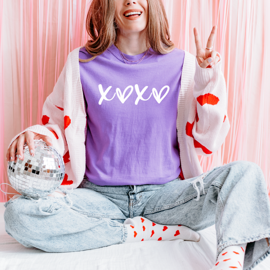 XoXo (White Print) Tee