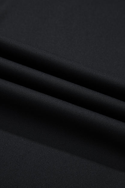PREORDER: Black V Shape High Waist Flared Leggings (Ships 3-4 Weeks)