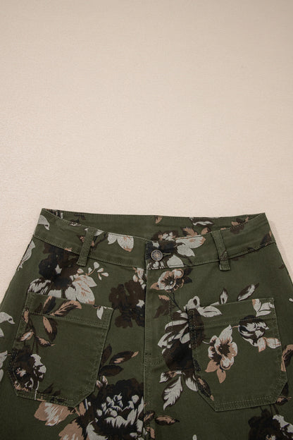 PREORDER: Green Vintage Floral Pant (Ships in 21-28 Business Days)