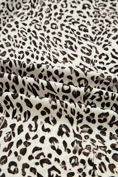 PREORDER: Leopard Drawstring Elastic Waistband Loose Pants (Ships 3-4 Weeks)