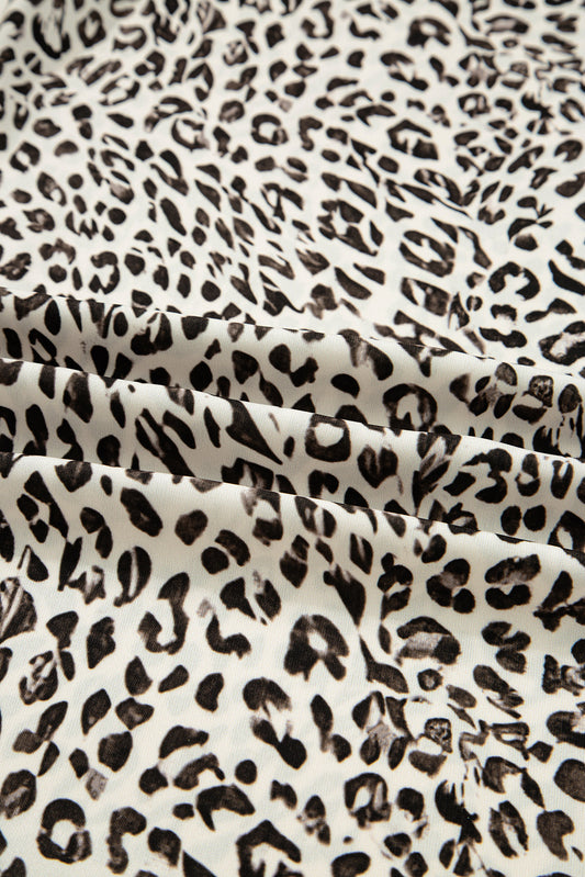 PREORDER: Leopard Drawstring Elastic Waistband Loose Pants (Ships 3-4 Weeks)