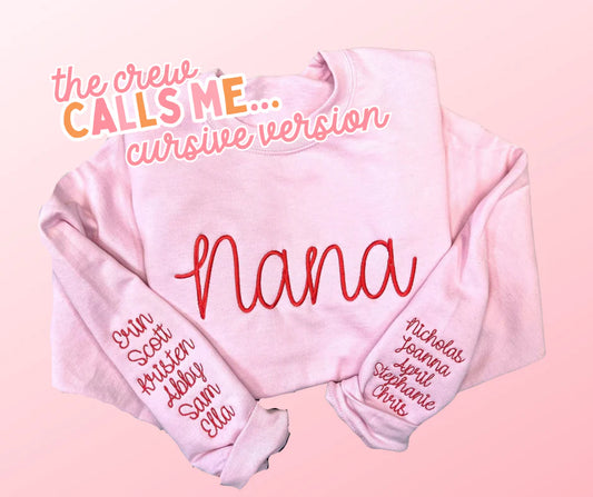 PREORDER: The Crew Calls Me - Cursive Version Only (Ships on or before May 1)