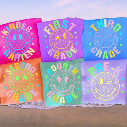 PREORDER: Rainbow Smiley Grade Tee (Ships in 7-10 Business Days)