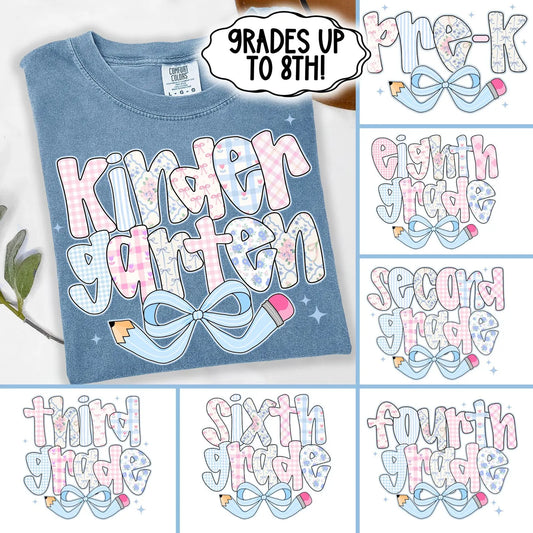 PREORDER: Preppy Coquette Grade Tee (Ships in 7-10 Business Days)