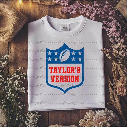 PREORDER: Football Logo Taylor's Version Tee (Ships 2-3 Weeks)